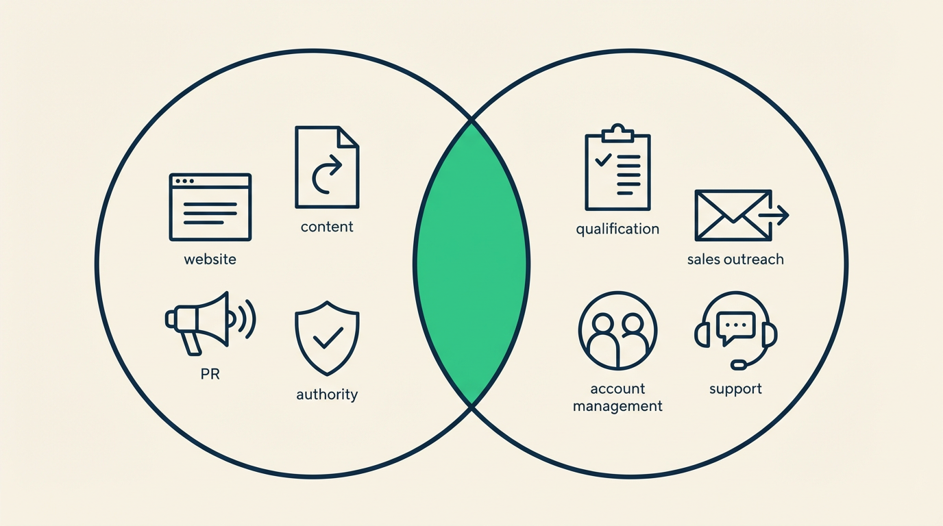 Illustration of how the Fortitude Media subscription and automation programme operationally interlock.