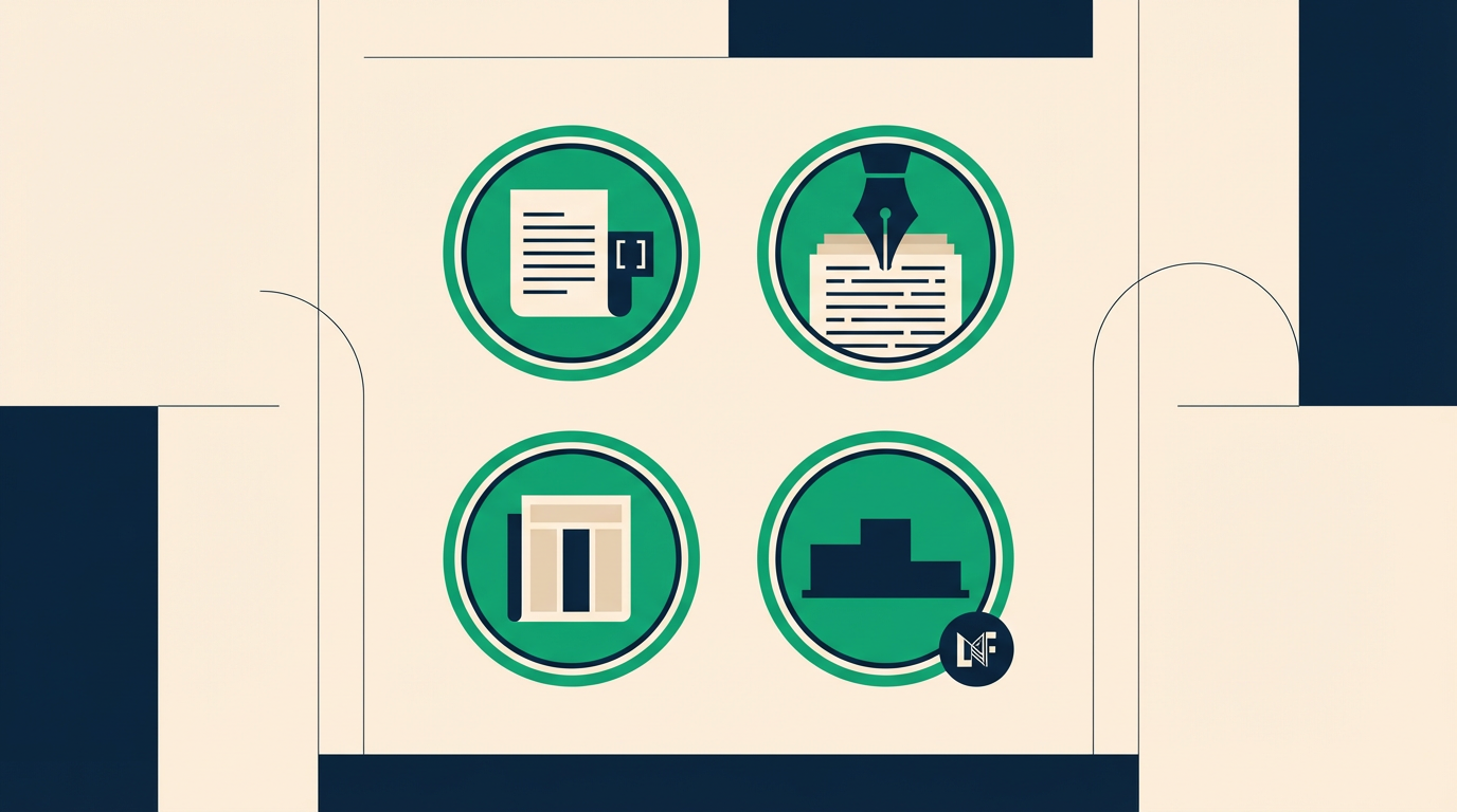 The four threads of AI visibility. Website, content, PR and authority.
